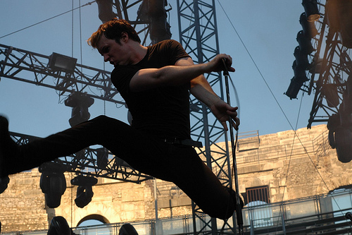 Nine Inch Nails + Alec Empire (Nimes Festival) en concert